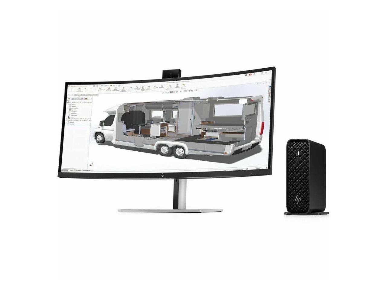 Alt View 9. HP - HP Z2 G1i Workstation - Intel Core Ultra 5 245K - 32 GB - 1 TB SSD - NVIDIA RTX A400 - Windows 11 Pro - Black.