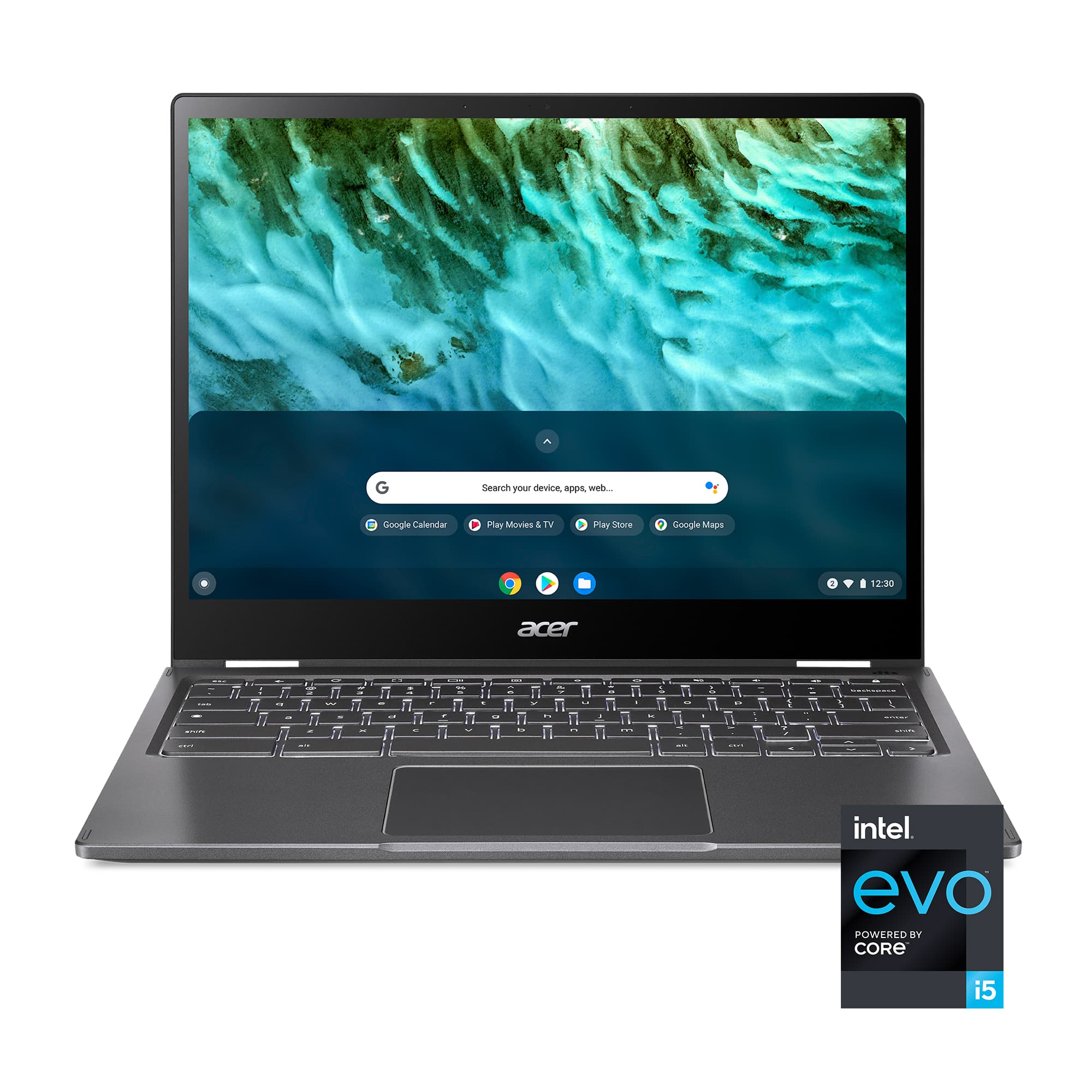 Front. Acer - Chromebook Spin 713 Laptop - 13.5" 2K - Gorilla Glass– Intel Evo Core i5 – 8GB RAM – 256GB SSD – Thunderbolt™ 4.