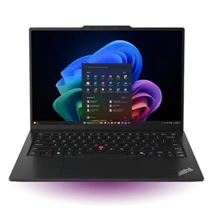 Front. Lenovo - ThinkPad X1 Carbon Gen 13 Aura Edition 14" FHD+ Touch Screen Laptop - Intel Core Ultra 7 with 32GB Memory - 2TB SSD - Black.