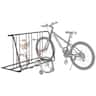 VEVOR - Bike Rack, Fits Tire Width 3 Inch/76.2 mm, Carbon Steel Double-Sided Grid Bike Rack Stand - Black
