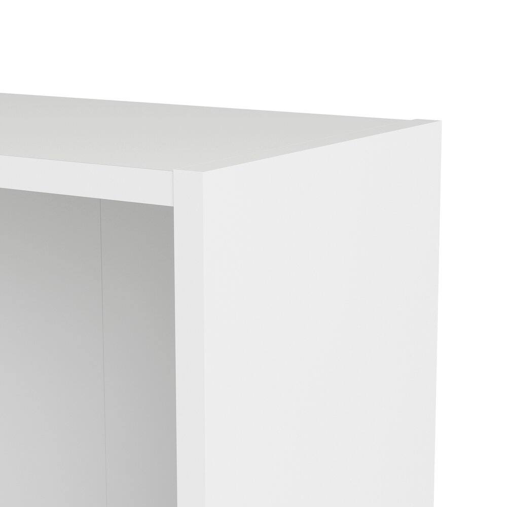 Alt View 1. Tvilum - Basic Tall Wide 5 Shelf Bookcase - White.