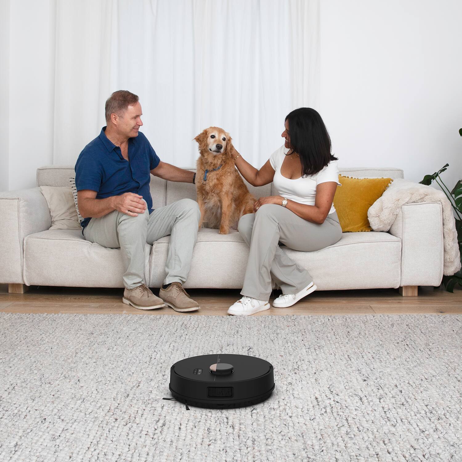 Alt View 12. bObsweep - Dustin Robot Vacuum & Mop, Auto-Empty Odor Control Dock with 1 Gal Capacity, Privacy Focused U.S. Software - Plus Version with 8000 Pa Suction.