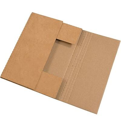 Front. Partners Brand - 18" x 12" x 2" Easy-Fold Mailers, Kraft, 50/Bundle (M18122BFK) - Kraft.