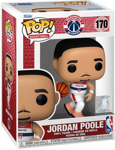 FUNKO POP! NBA: Wizards Jordan Poole COLLECTABLES Multicolor