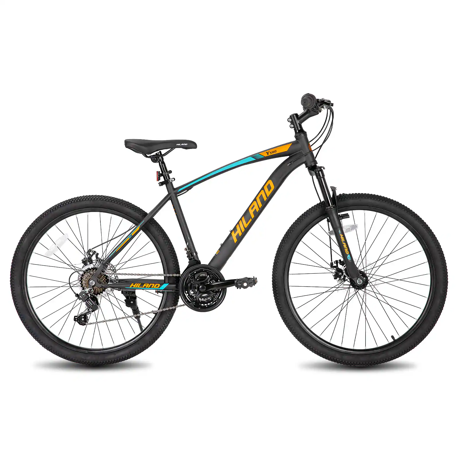 HILAND - Ridge 26" Mens Mountain Bike - 21 Speed - Black & Orange