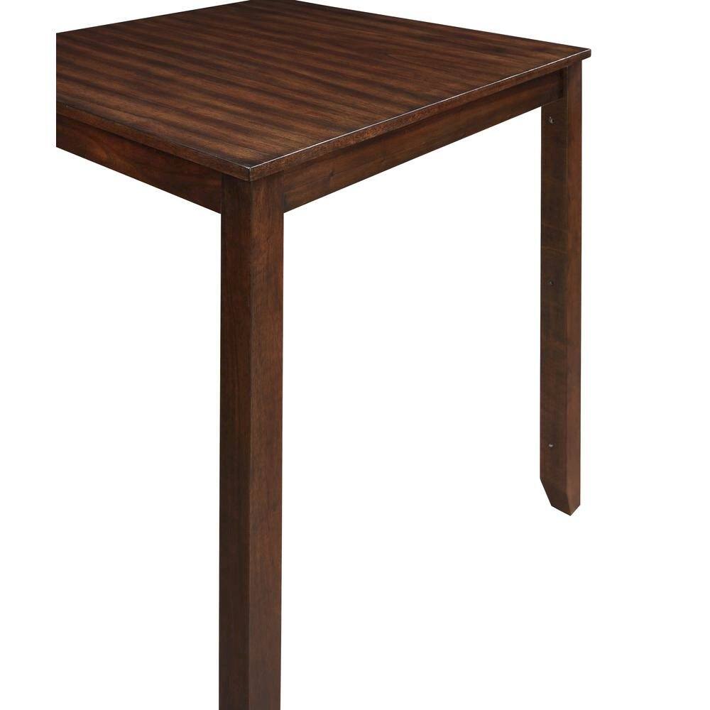 Alt View 7. FurniFact - Solid Wood Small Dining Table for 2 – Compact Table and Chairs Set - Cherry.