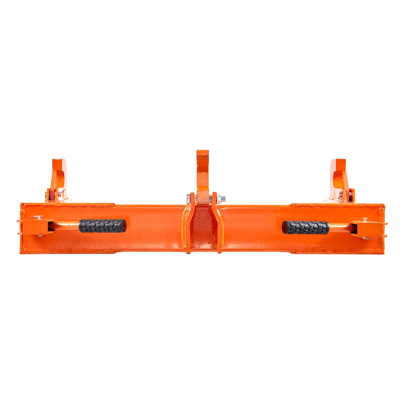 Alt View 5. VEVOR - 3-Point Quick Hitch with 2 in Receiver, 3000 Lbs Lift Capacity, 3-Pt Hitch with 5 Level Adjustable Bolt - Orange.