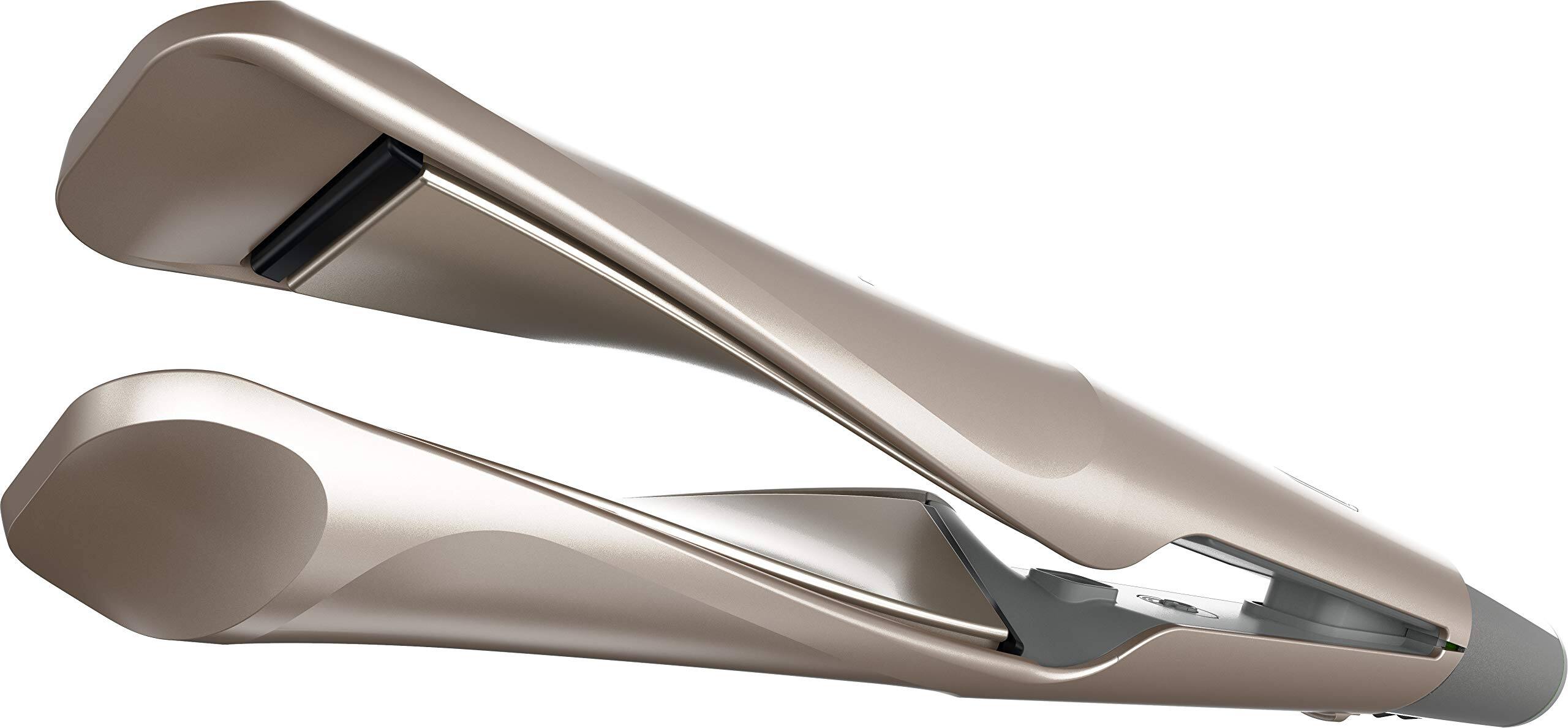 Back. Reds Spade - Pro Multi styler With Twist Curl Technology Straightener And Curling Iron In One Tool Color Care Protection - Default.