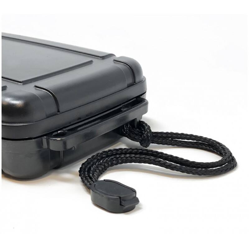 Alt View 1. Prestige - c5 Cigar Safe Travel Humidor - Black Plastic Finish.