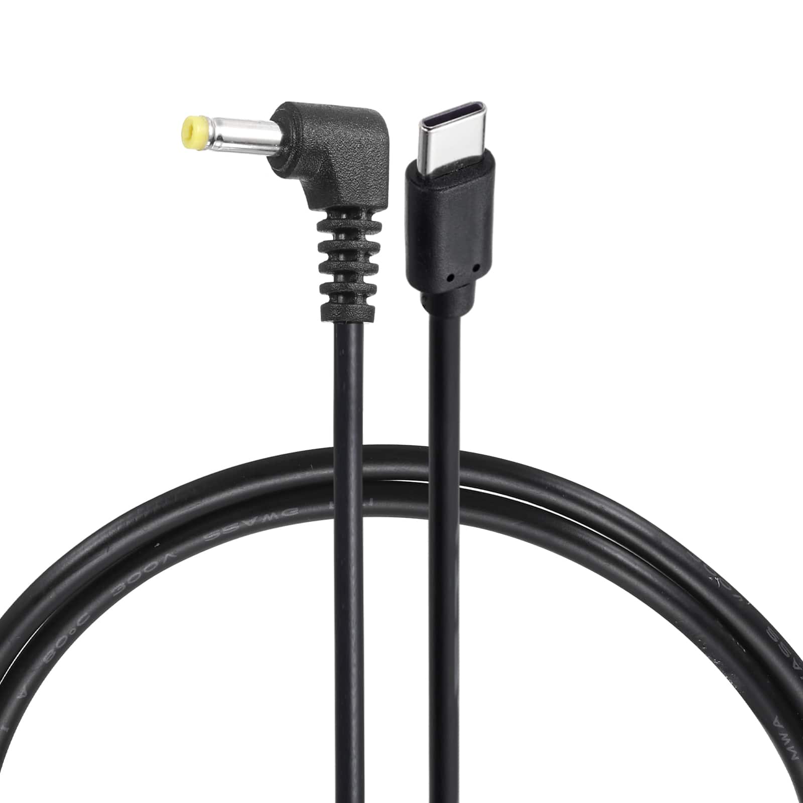 Photos - Cable (video, audio, USB) Unique Bargains  USB C to DC Power Cable, 9V 3A 27W, 4.0x1.7mm, PD Trigger for Laptop, Monitor, Security Camera - Black s26 