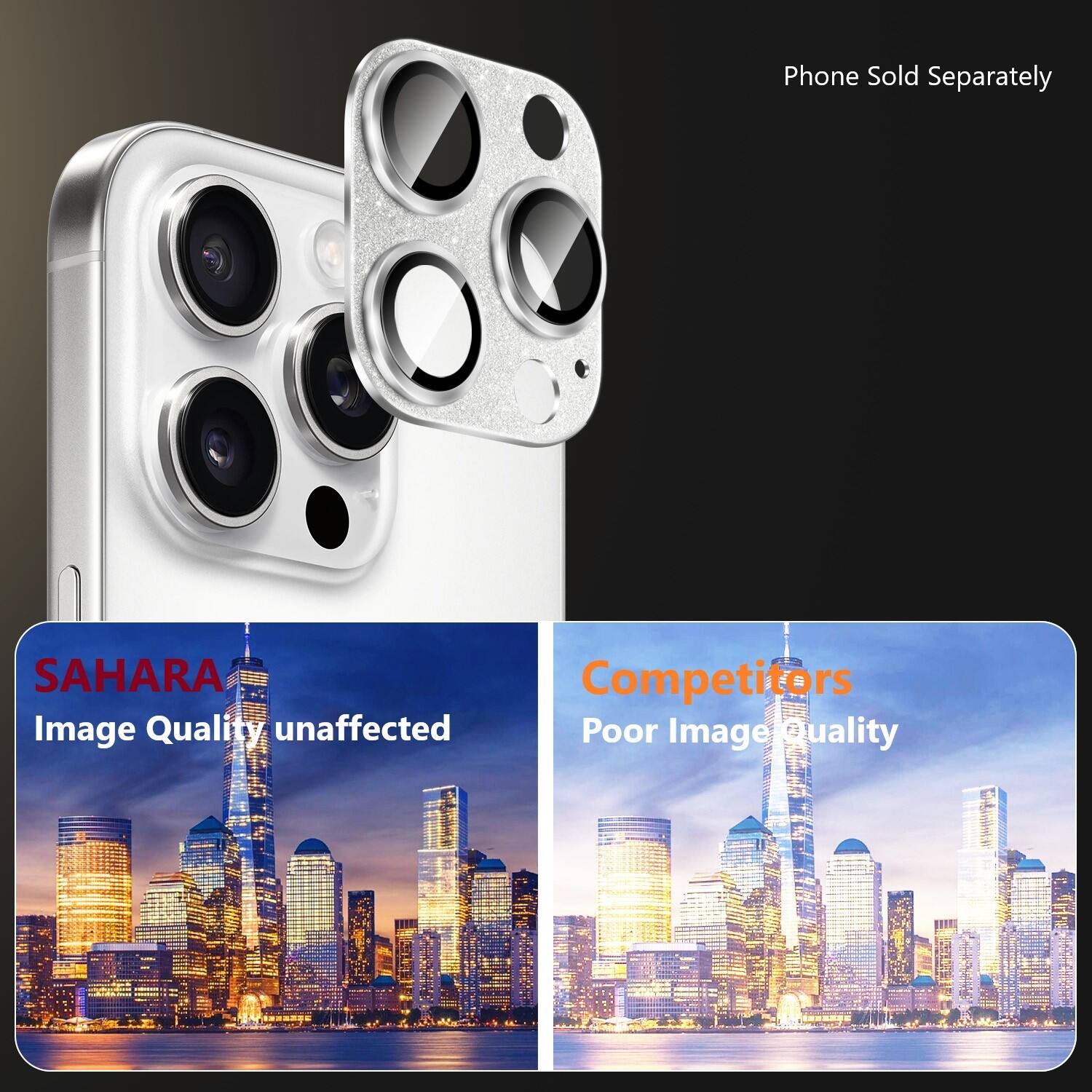 Phone Sold Separately Sahara Competitors Image Quality unaffected Poor Image Quality