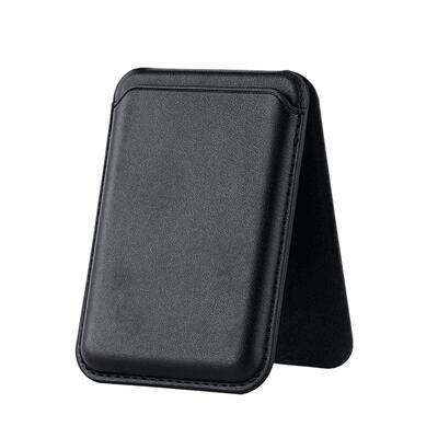 Entronix Leather Magnetic Wallet Attachment for MagSafe & Magnetic Phone Cases Slim Card Holder Phone Accessory Black - Best Buy Entronix Leather Magnetic Wallet Attachment for MagSafe & Magnetic Phone Cases Slim Card Holder Phone Accessory Black - Best Buy