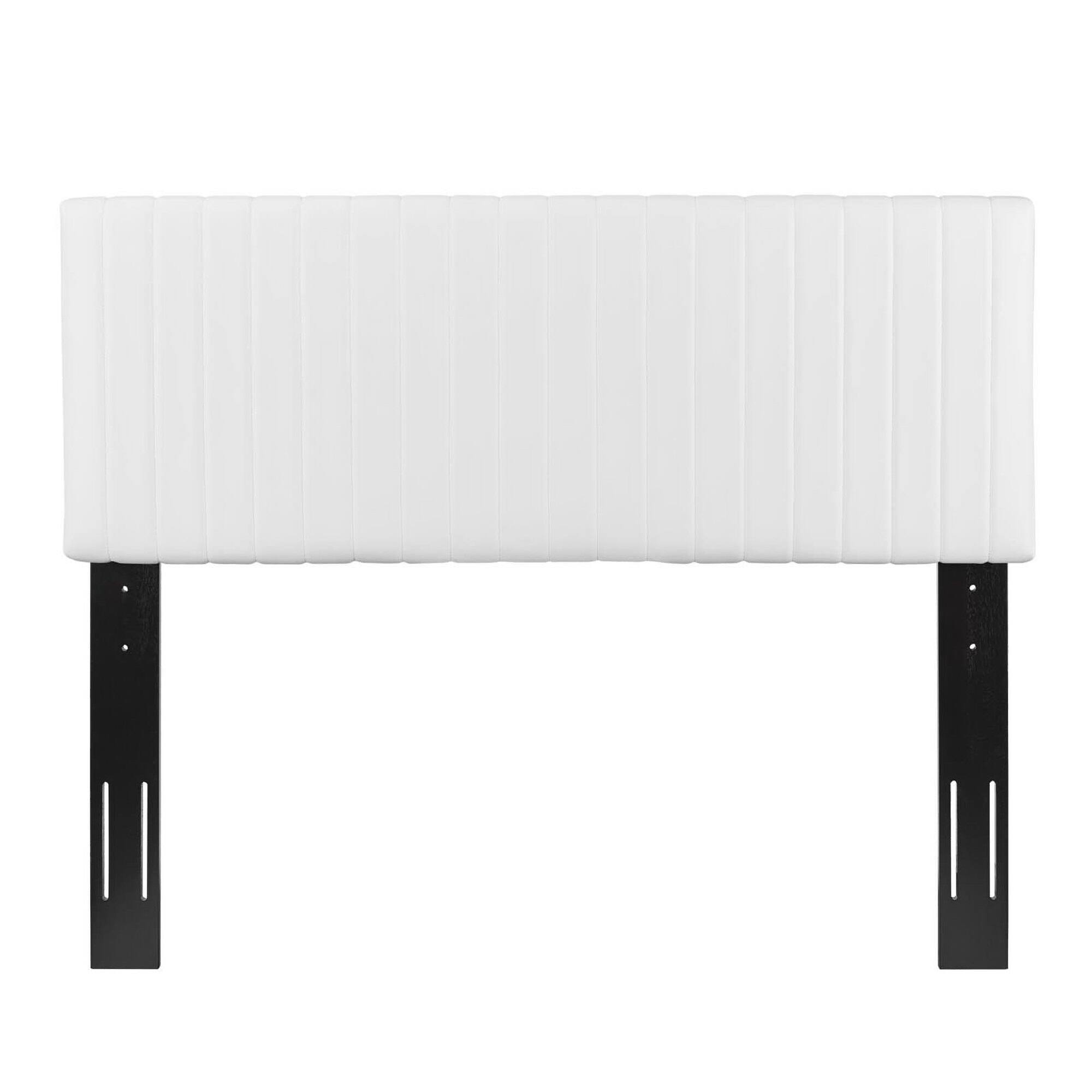 Alt View 1. Modway - Keira Faux Leather King/California King Headboard by Modway - White.