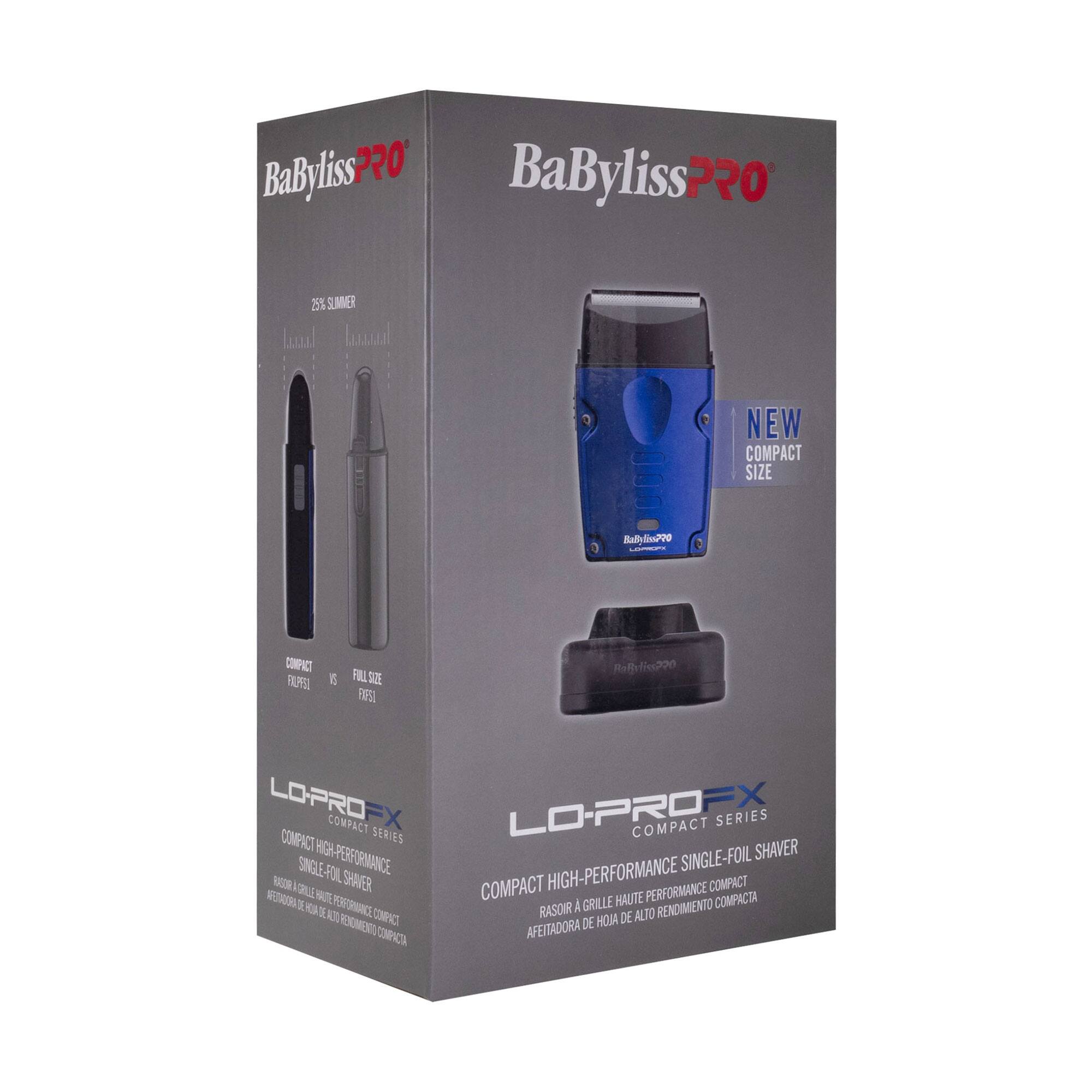 BaBylissPRO  
20% SUMMER  
NEW COMPACT SIZE  
BaBylissPRO  
LO-PROFX  
COMPACT SERIES  
COMPACT HIGH-PERFORMANCE SINGLE-FOIL SHAVERR  
HAUTE PERFORMANCE COMPACT  
AFEOIRADOR DE HOJA DE ALTO RENDIMIENTO COMPACTO