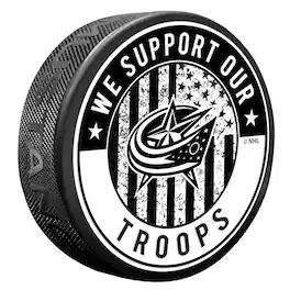 Mustang Drinkware - Columbus Blue Jackets Military Appreciation Puck - Multicolor