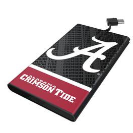 Keyscaper - Alabama Crimson Tide Endzone Plus 5000mAh Flat Powerbank - Black