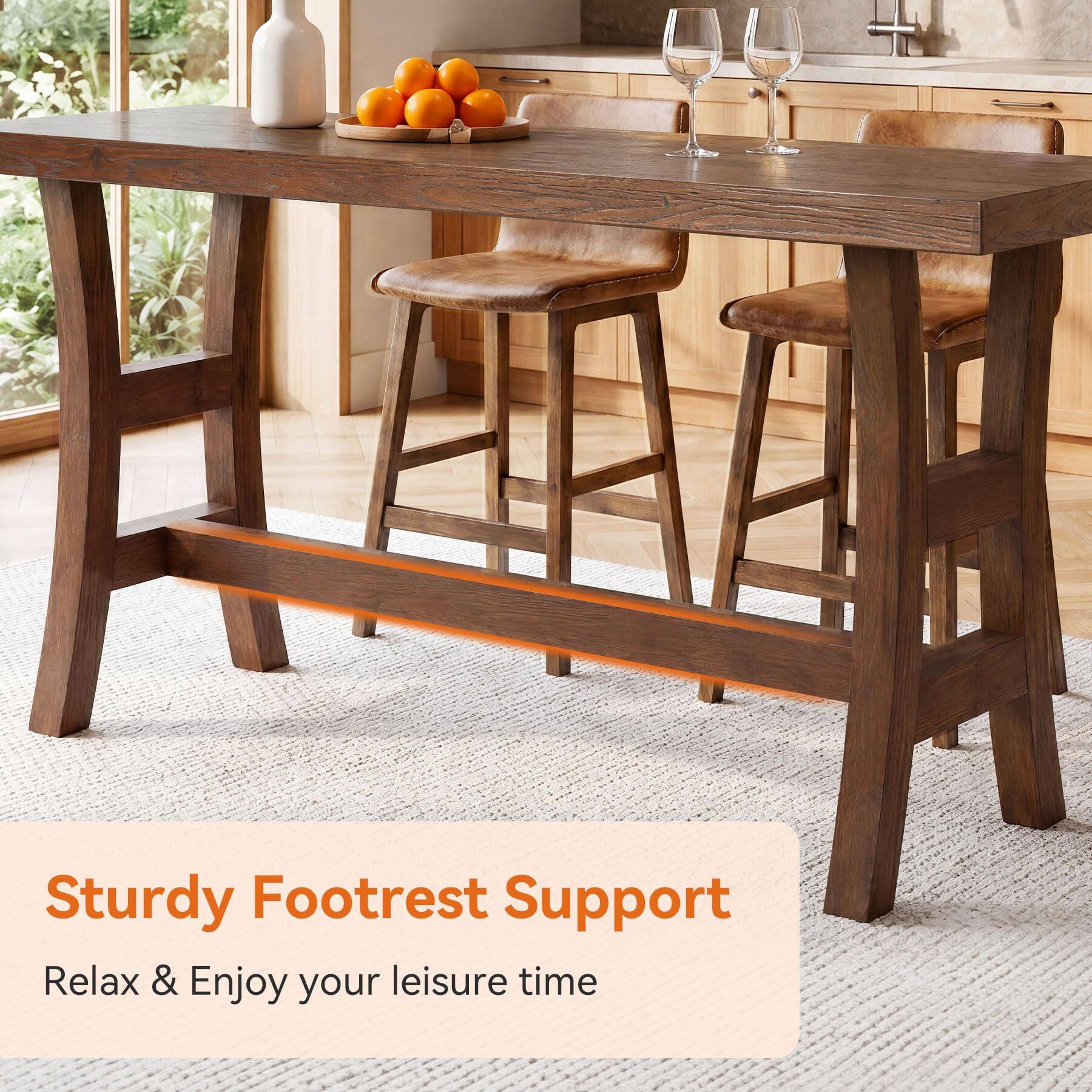 Sturdy Footrest Support  
Relax & Enjoy your leisure time