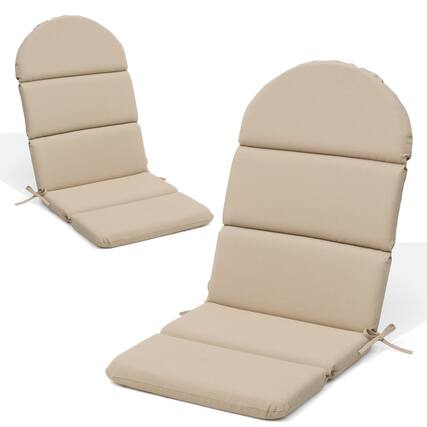 Front. Crestlive Products - Crestlive Products Outdoor Adirondack Patio Chair Cushion - Beige.