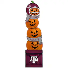 Fan Creations - Texas A&M Aggies 31" Stacked Pumpkin Leaner - Multicolor
