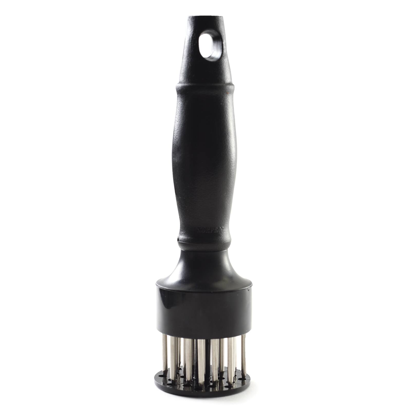 Front. Norpro - Grip-EZ Meat Tenderizer - Black.