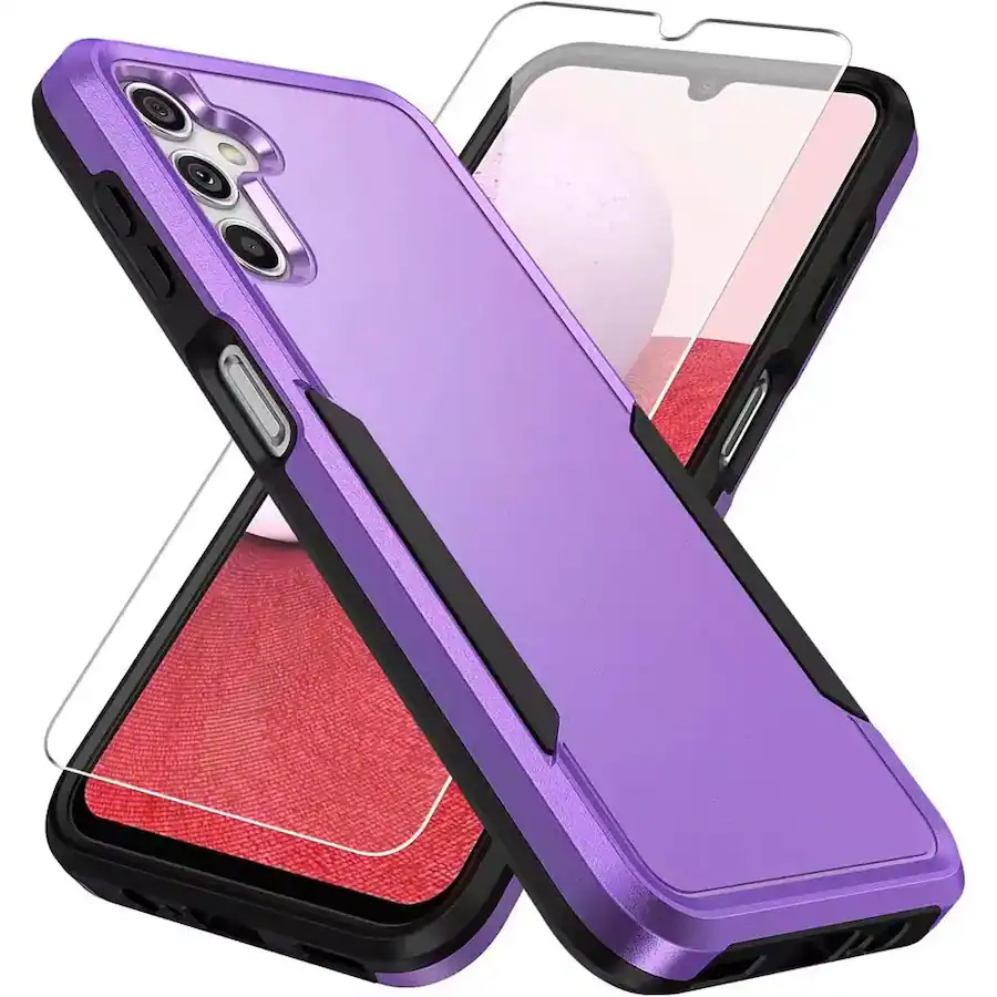 Bundle Entronix for Galaxy S24 Plus Soft Touch Dual Layer Case & 1 ...