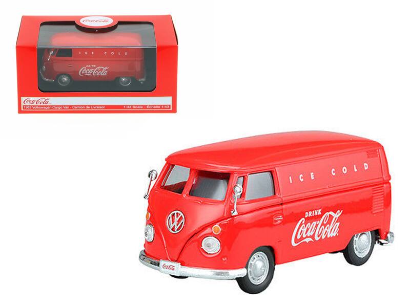 Coca-Cola  
1962 Volkswagen Cargo Van - Camion de Livraison  
1:43 Scale - Echelle 1:43  
ICE COLD  
DRINK Coca-Cola