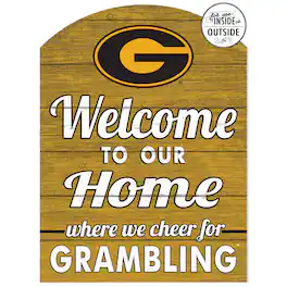 Jardine - Grambling Tigers 16'' x 22'' Marquee Sign - Yellow