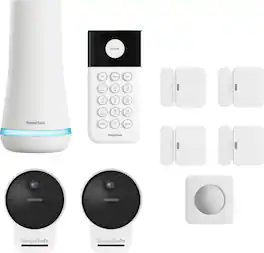 SimpliSafe - 9pc Outdoor Home Security System - White