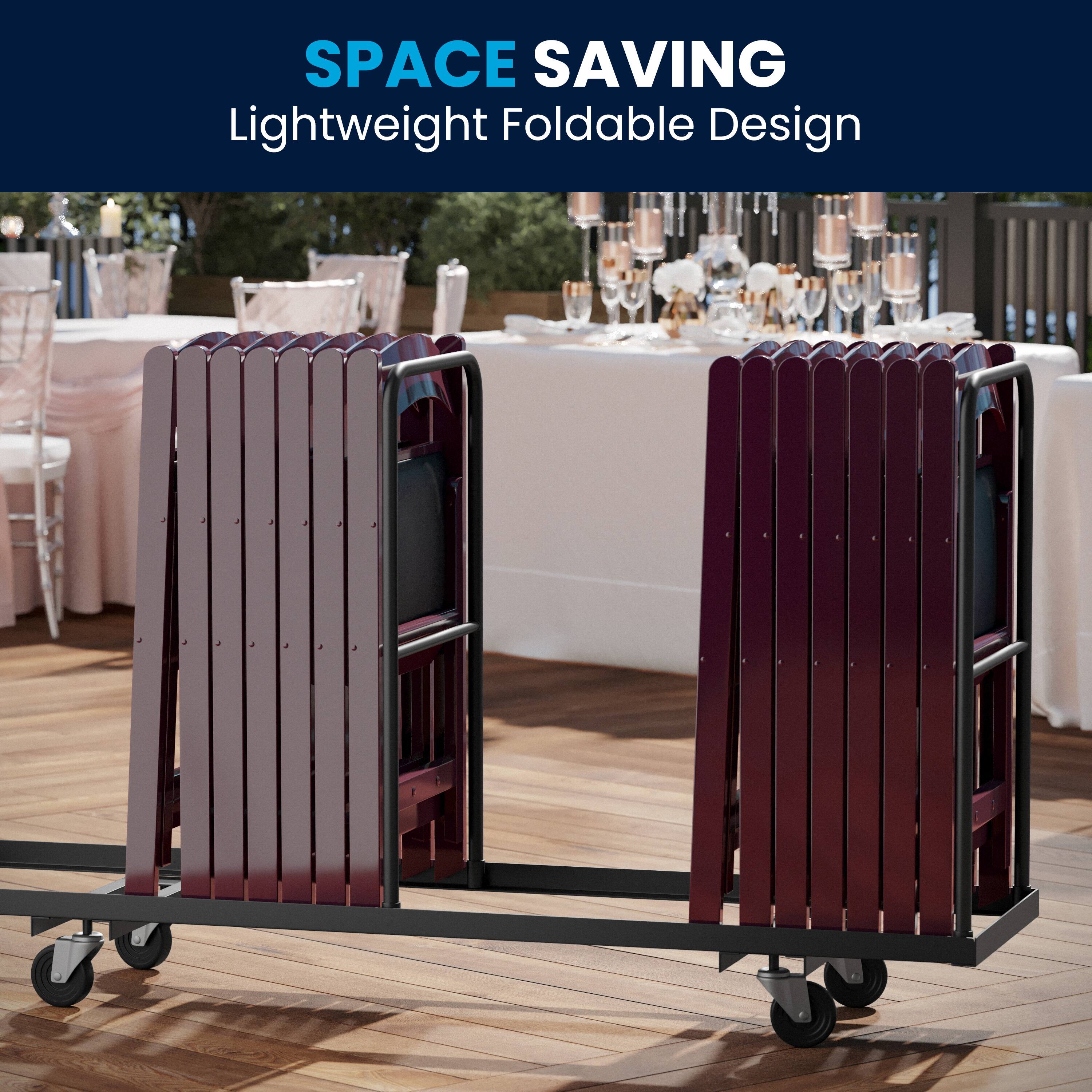 SPACE SAVING Lightweight Foldable Design