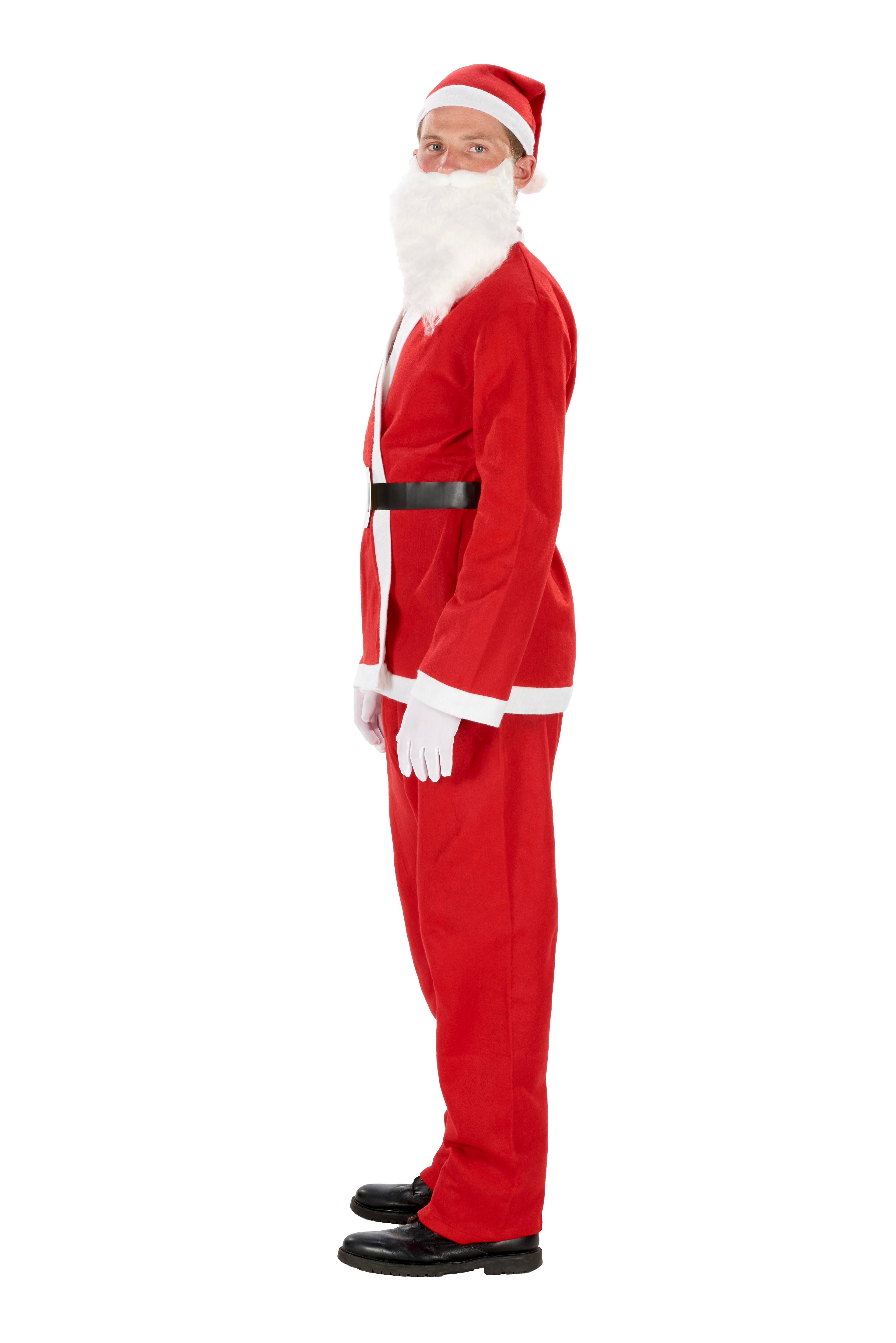 Alt View 1. Orion Costumes - Budget Santa Adult Costume | Standard - Red.