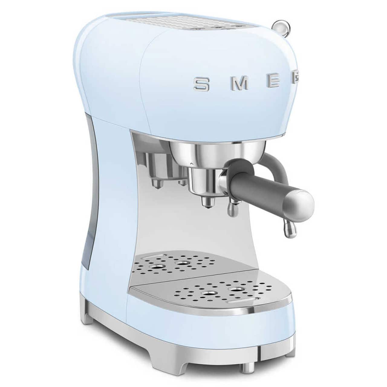 SMEG - Manual Espresso Machine ECF02 - Pastel Blue