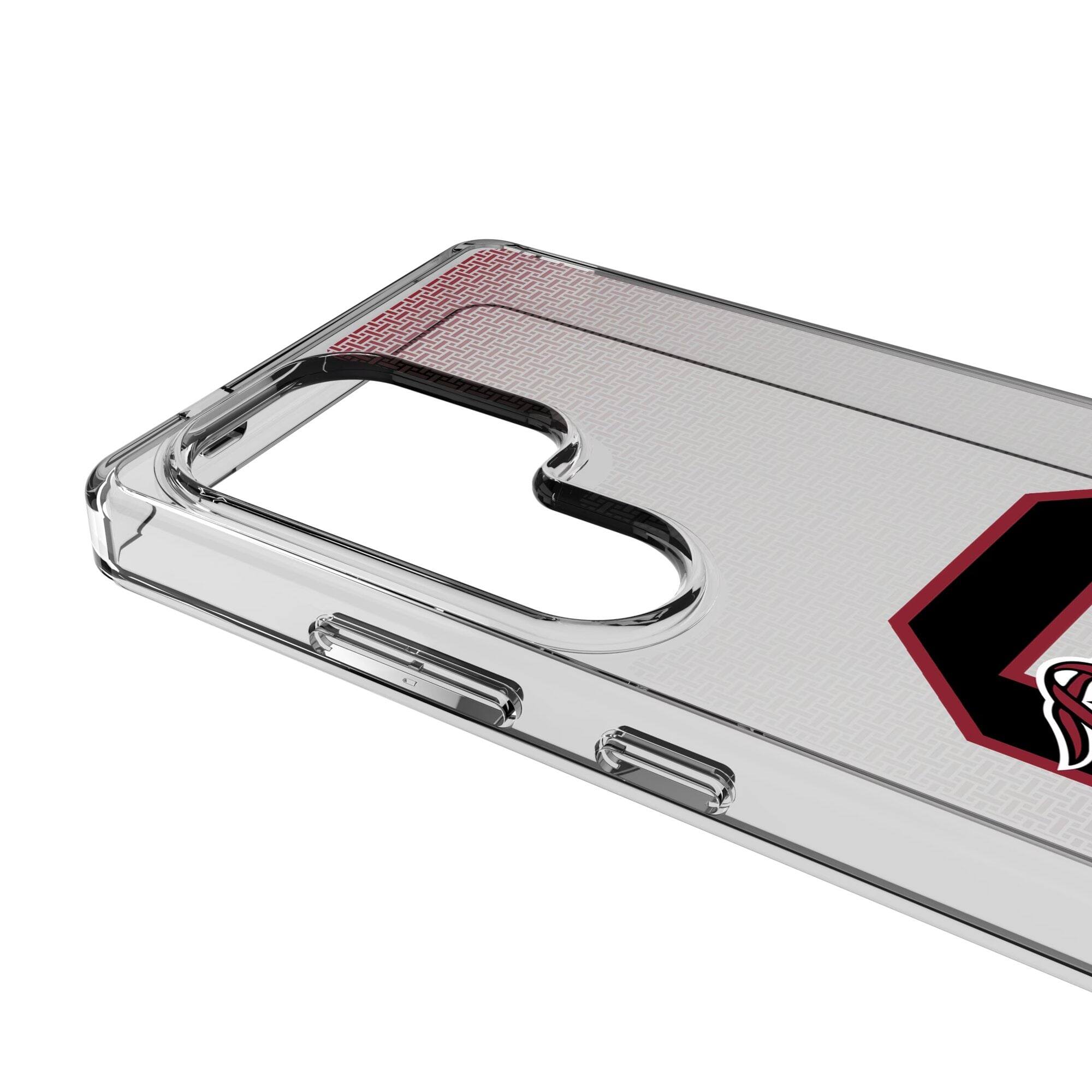 Alt View 2. Keyscaper - South Carolina Gamecocks Linen Logo Galaxy Clear Case - S24 Ultra - Multicolor.