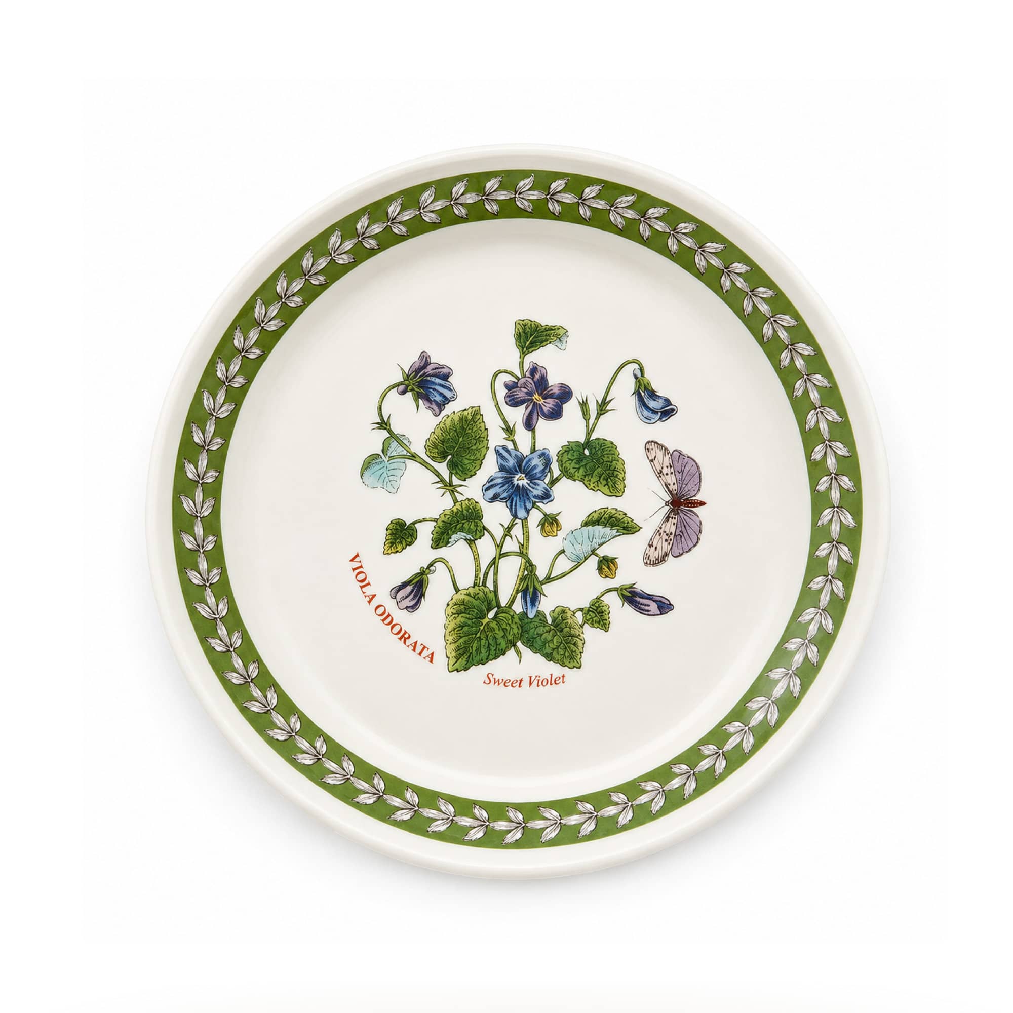 Portmeirion - Botanic Garden Etchings Bread Plate, Sweet Violet - Multicolored