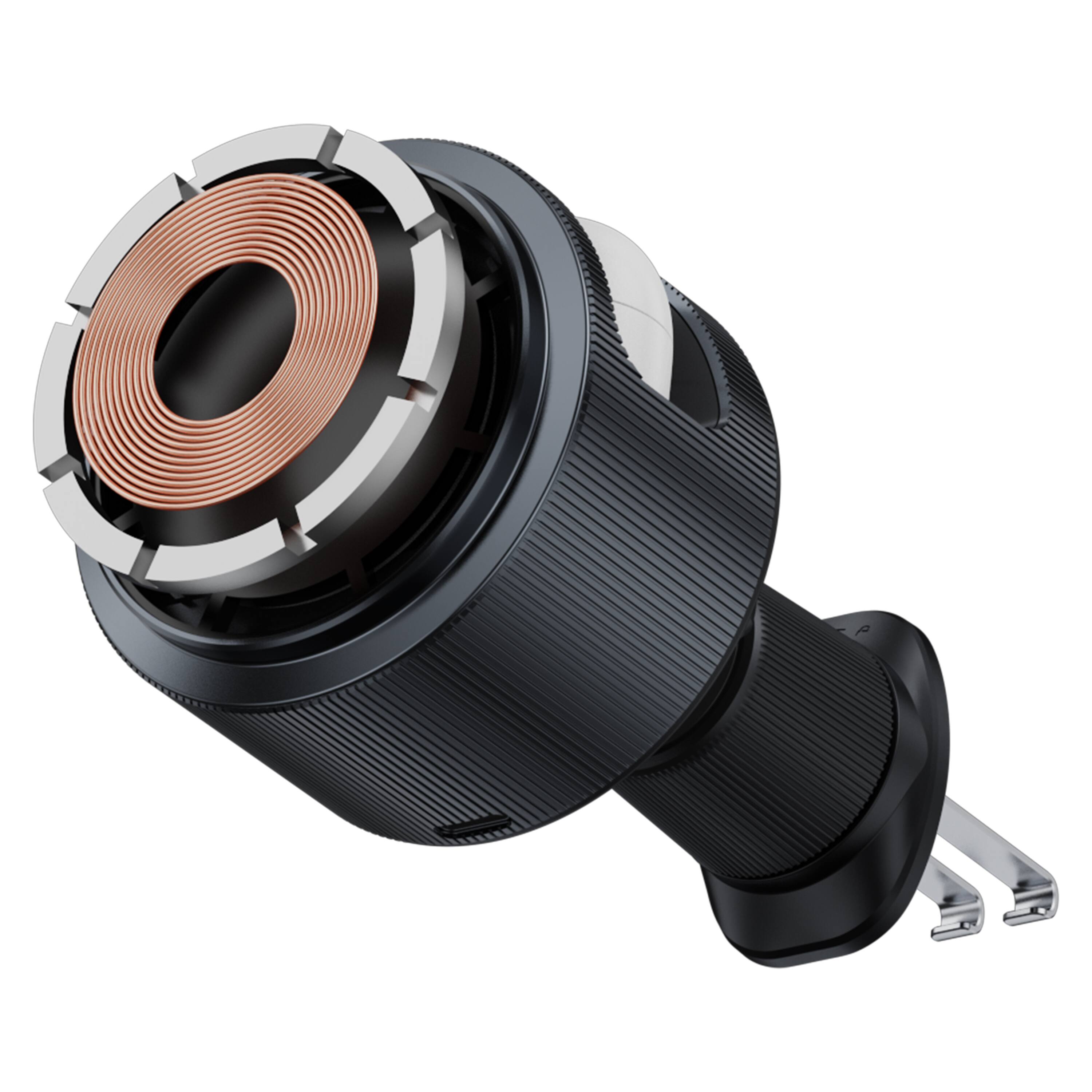 Angle. Brookstone - Brookstone Magsafe Wireless Charging Car Phone Mount and Wireless Charging Airpod Holder.