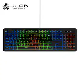 JLab - Nightfall Full-Size Wired Gaming Keyboard - Black