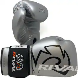 RIVAL - Boxing RB4 Aero Hook and Loop Bag Gloves - XS - Silver