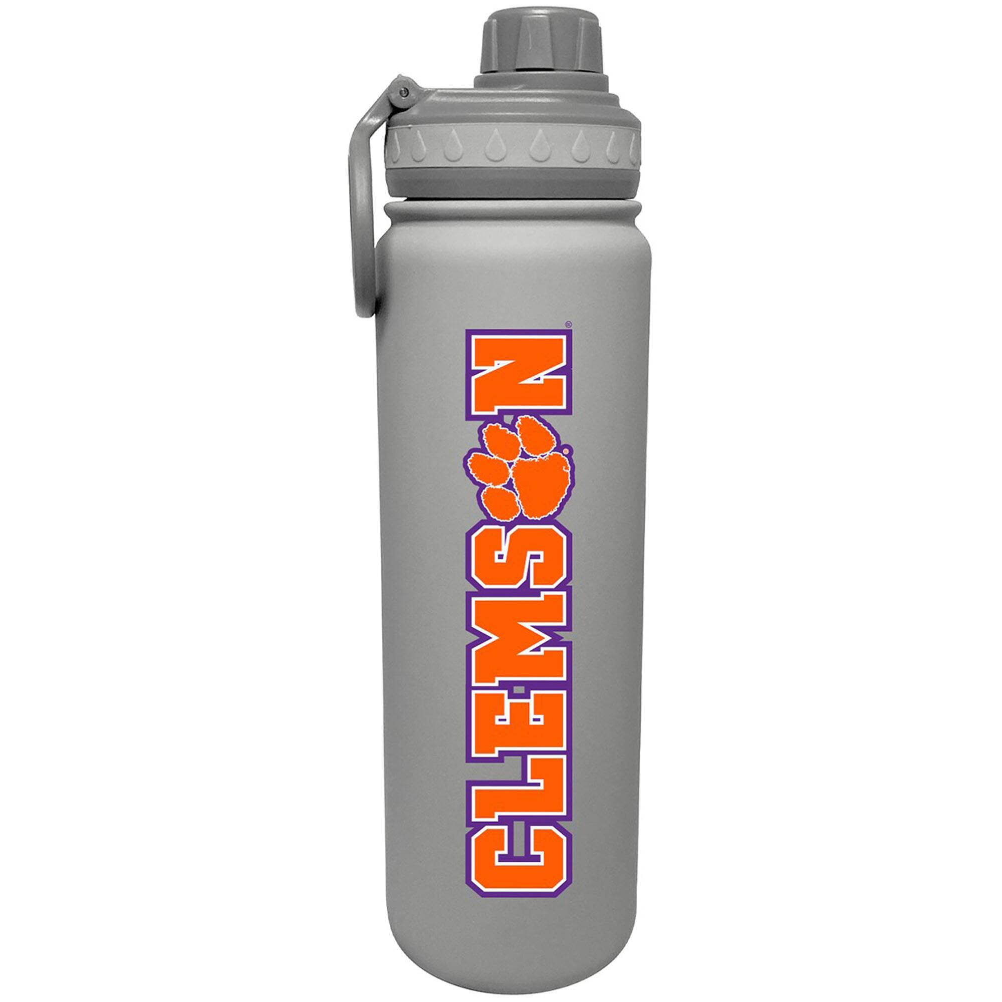 The Fanatic Group - Clemson Tigers 24oz. Stainless Sport Bottle - Gray