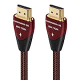 AudioQuest - Cinnamon 48 2.5' 4K-8K-10K 48Gbps HDMI Cable - Red on Black
