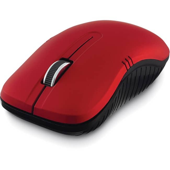 Verbatim - Wireless Notebook Optical Mouse, Commuter Series - Optical - Wireless - Radio Frequency - Wireless - Matte Red