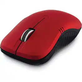 Verbatim - Wireless Notebook Optical Mouse, Commuter Series - Optical - Wireless - Radio Frequency - Wireless - Matte Red