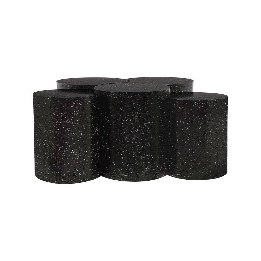 Alt View 1. Meridian Furniture - Dimple Black Coffee Table - Black.