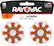 Front. Rayovac - Rayovac Size 13 Hearing Aid Batteries (16 Pack), Size 13 Batteries - Orange.