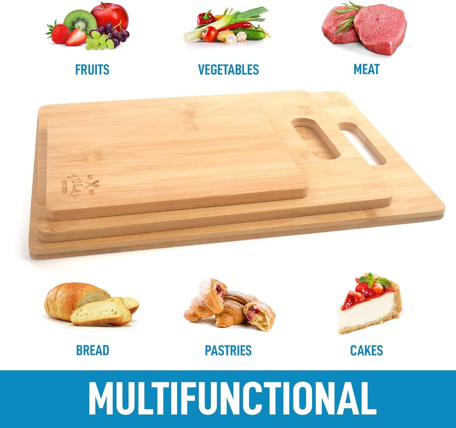 FRUITS  
VEGETABLES  
MEAT  

BREAD  
PASTRIES  
CAKES  

MULTIFUNCTIONAL