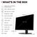 I WHAT'S IN THE BOX OMEN 24.5" FHD 360Hz Gaming Monitor Quick calibration report USB Type-B to A cable DisplayPort cable Quick setup poster 21.98" (W) AC power cable Cable holder Warranty 24.5" (D) Headphone hook VESA cover HDMI cable 14.78 lb 18.48" (H) Color: Black 8.08" (D)