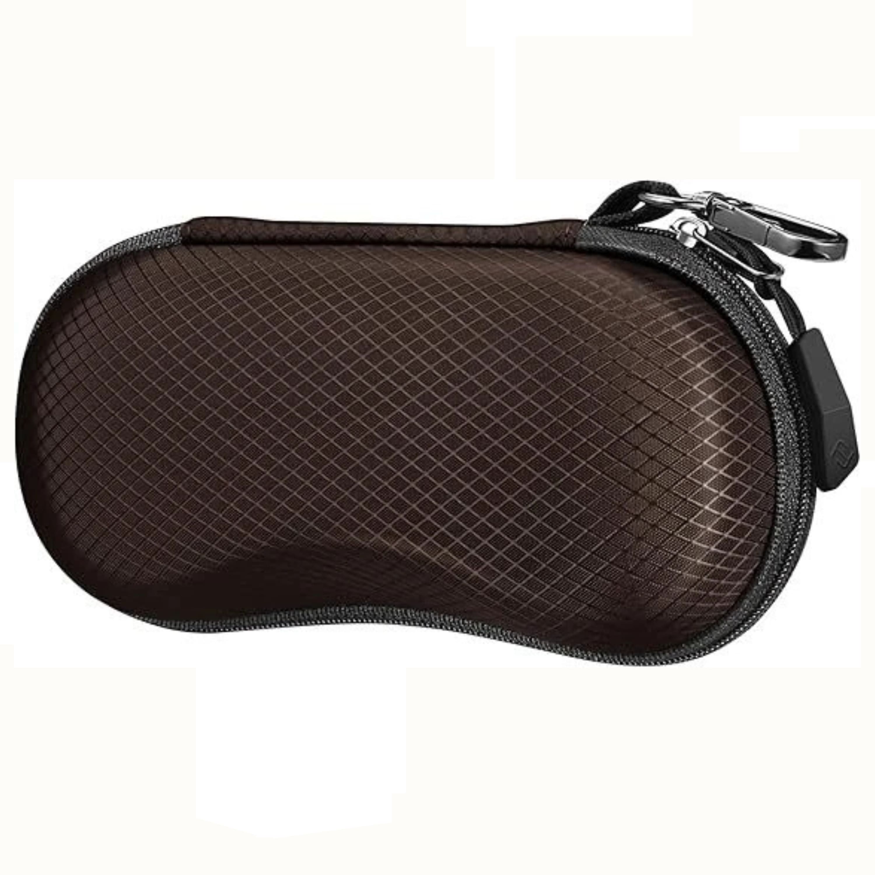 Kitcheniva - Durable EVA Eyeglass Case With Metal Carabiner And Soft Lining - Brown price history on PriceWatchPro