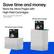 Save time and money.
More Ink, More Pages with High-Yield Cartridges*
*Based on using High Yield vs. Standard Yield cost per page basis
HP high-yield cartridge
HP standard-yield cartridge