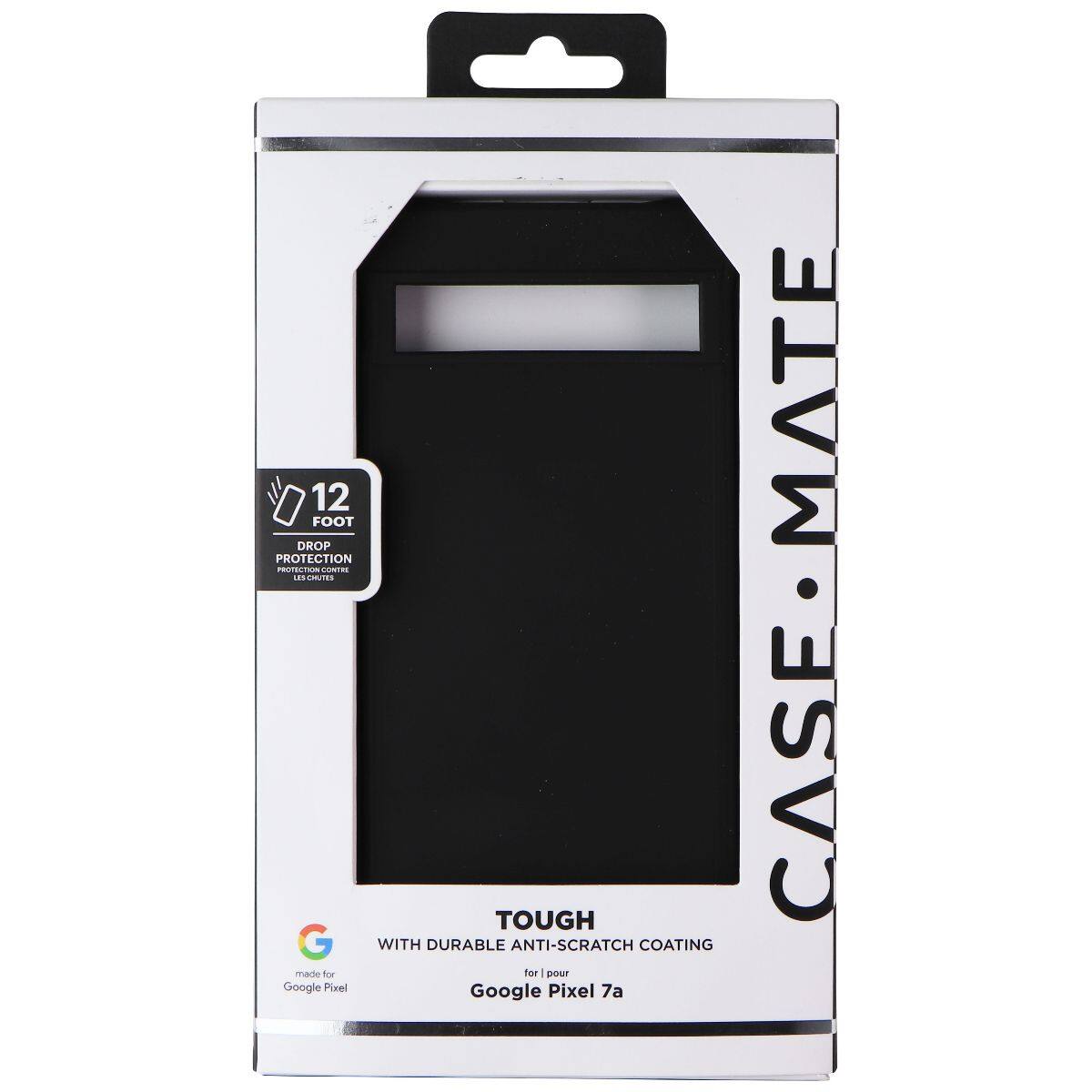 12 FOOT DROP PROTECTION  
TOUGH WITH DURABLE ANTI-SCRATCH COATING  
made for Google Pixel 7a  
CASE MATE