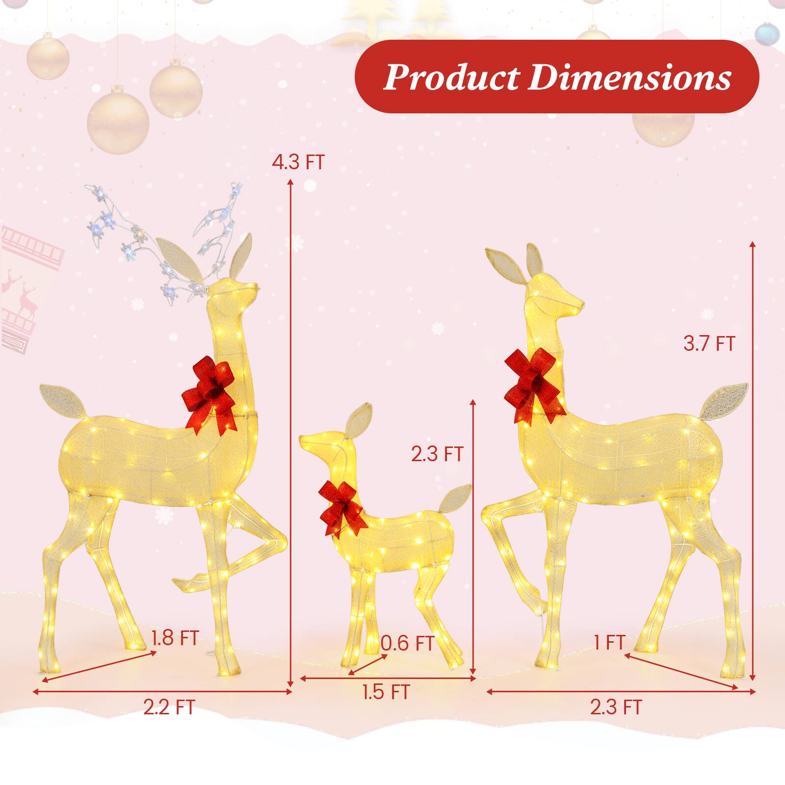 Product Dimensions
4.3 FT
3.7 FT
2.3 FT
1.8 FT
0.6 FT
1 FT
2.2 FT
1.5 FT
2.3 FT