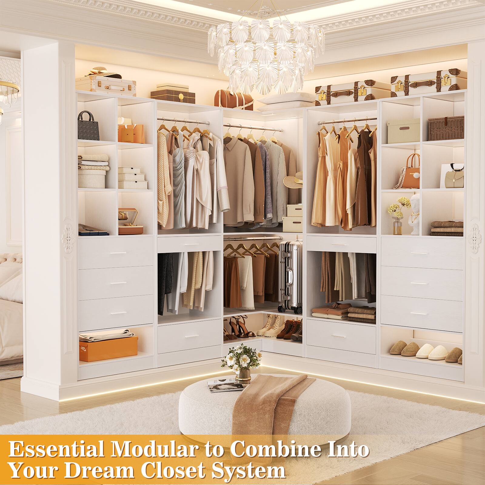 Essential Modular to Combine Into Your Dream Closet System