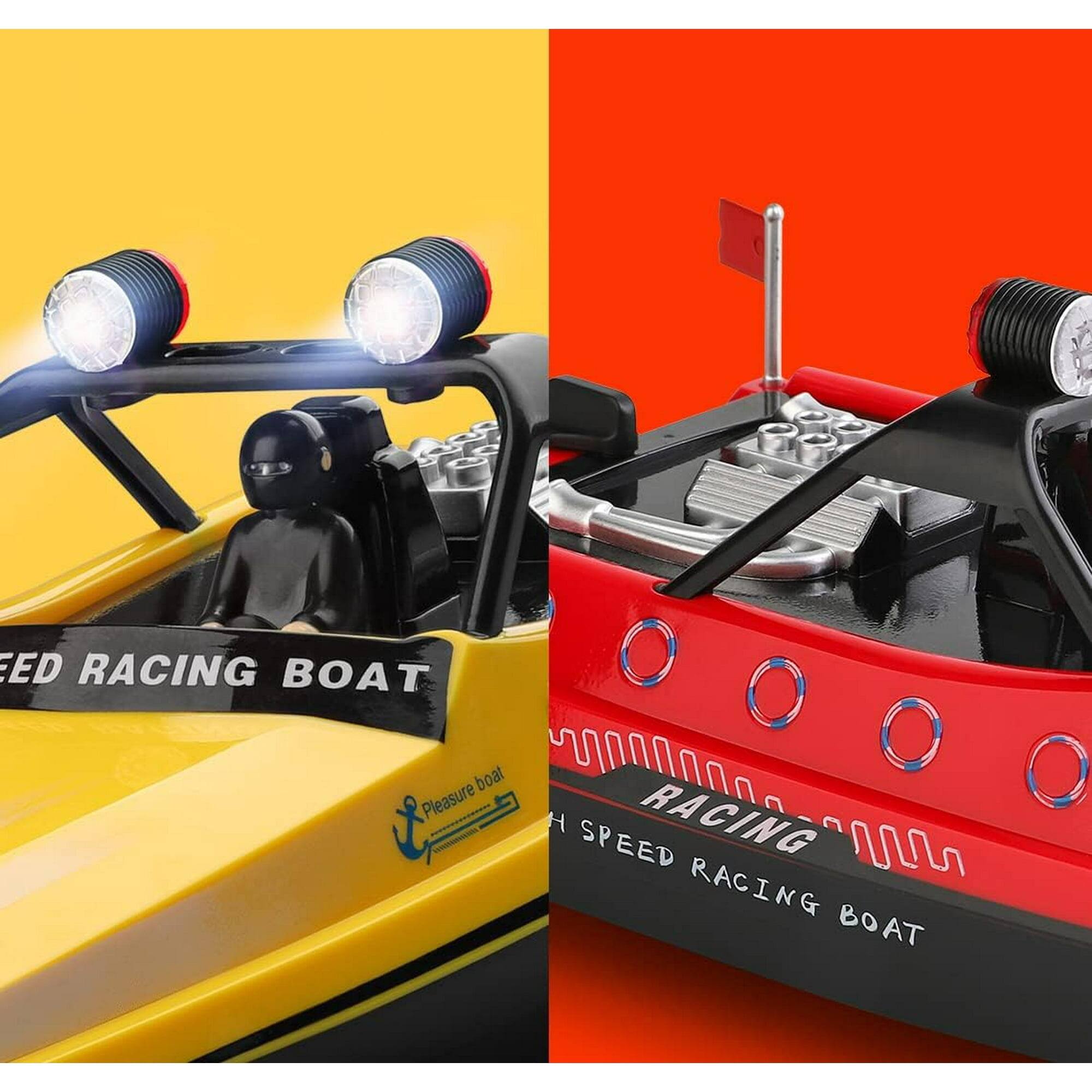 **Left Image:**
- FEED RACING BOAT
- Pleasure boat

**Right Image:**
- RACING
- SPEED RACING BOAT